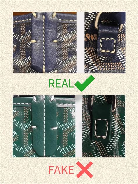 replica goyard messenegr|how to identify a fake goyard.